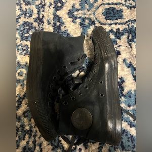 All Black Converses